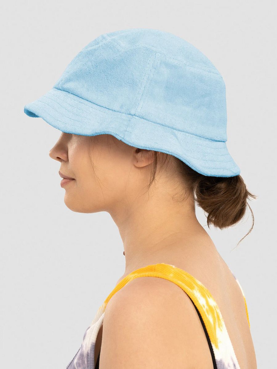 Golden Lotus Terry Cloth Bucket Hat product image (5)