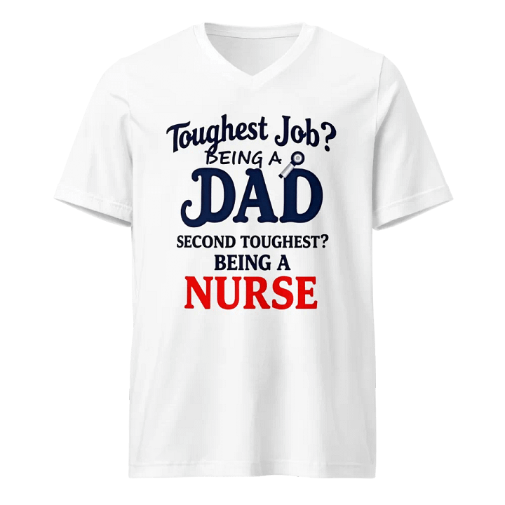 Dad vs Nurse V-Neck Tee product image (1)