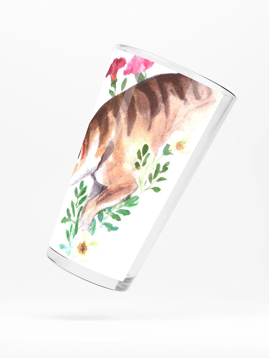 Thylacine Watercolor glass product image (5)