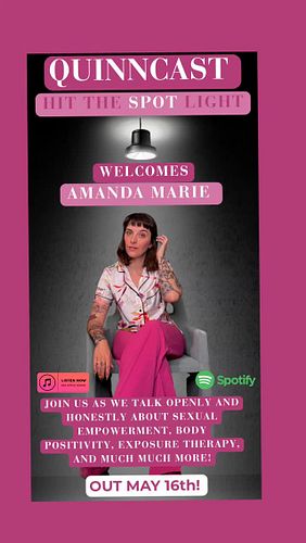 Join us tomorrow, Friday May 16th, on QuinnCast as we get to know the incredible @bananaamarie a little better! You won't wan...