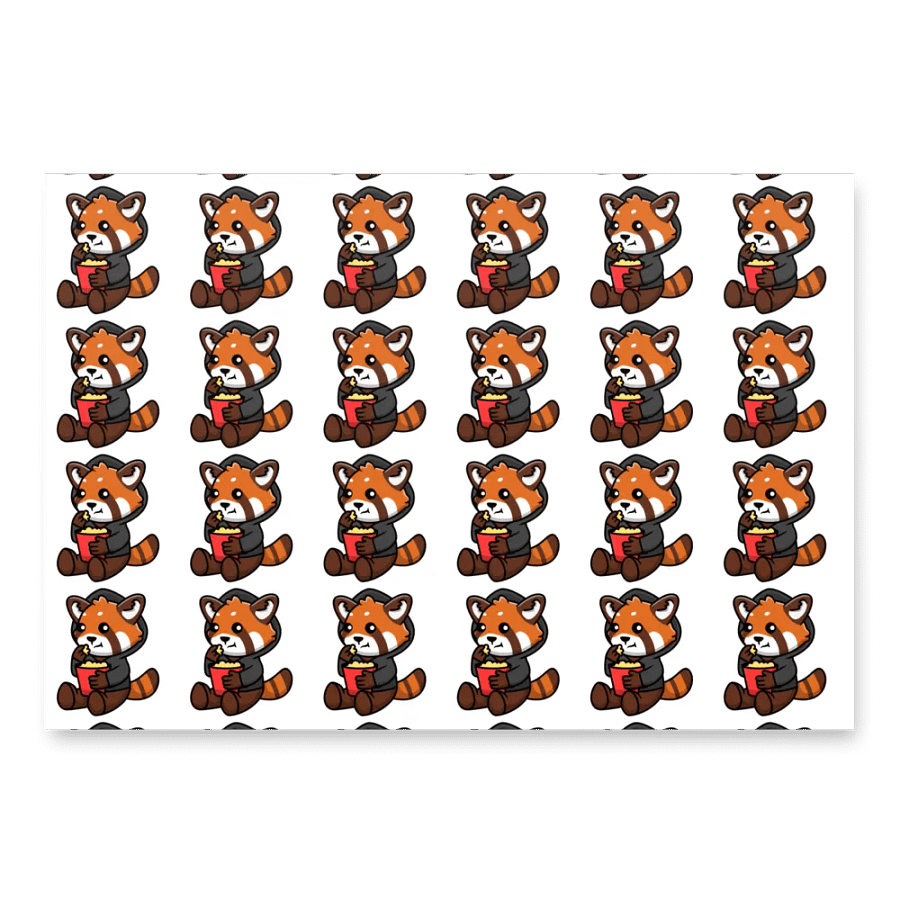 Red Panda Logo Wrapping Paper Set product image (3)