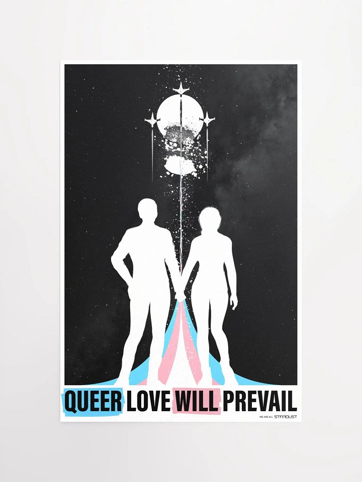 "Queer Love Will Prevail" Charity Poster product image (1)