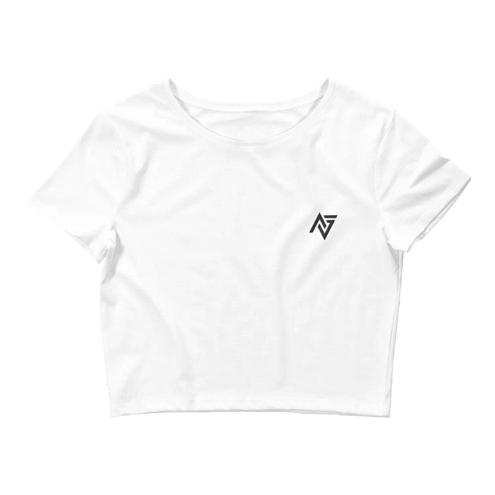 PerfectlyAVG CROP TEE - WHITE product image (1)