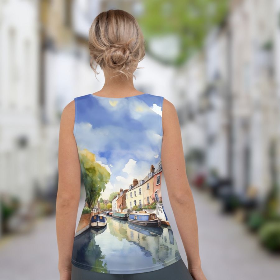 Little Italy - England - All Over Print - Watercolor - Tank Top product image (4)