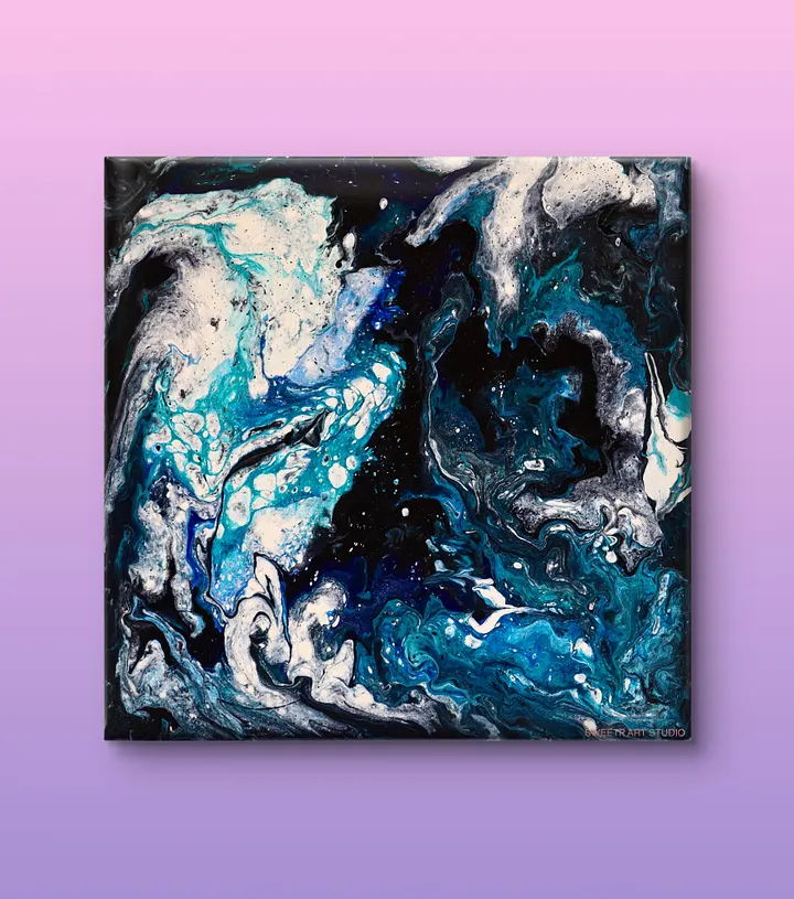 Abstract Water | Original Canvas Painting product image (1)