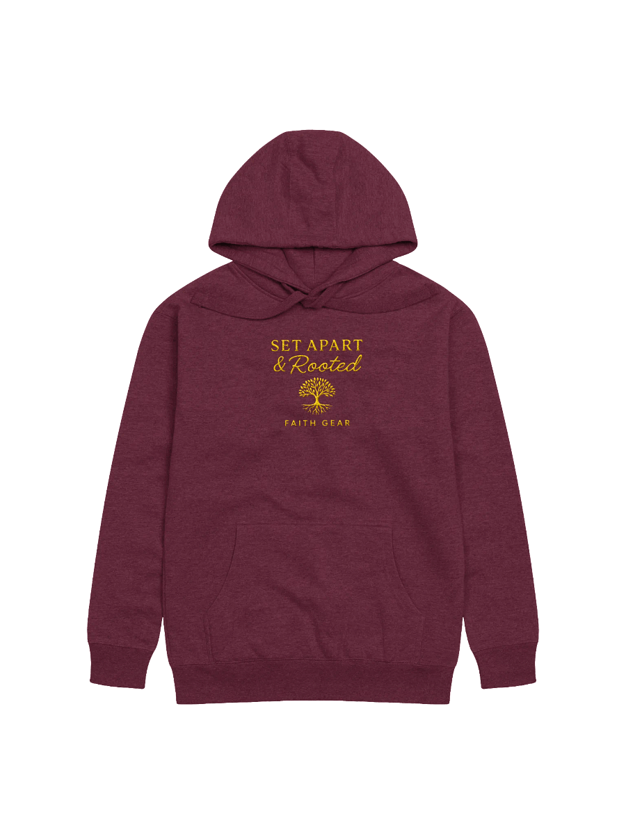 Set Apart & Rooted Embroidered Branded Hoodie (Dark Colors) product image (3)