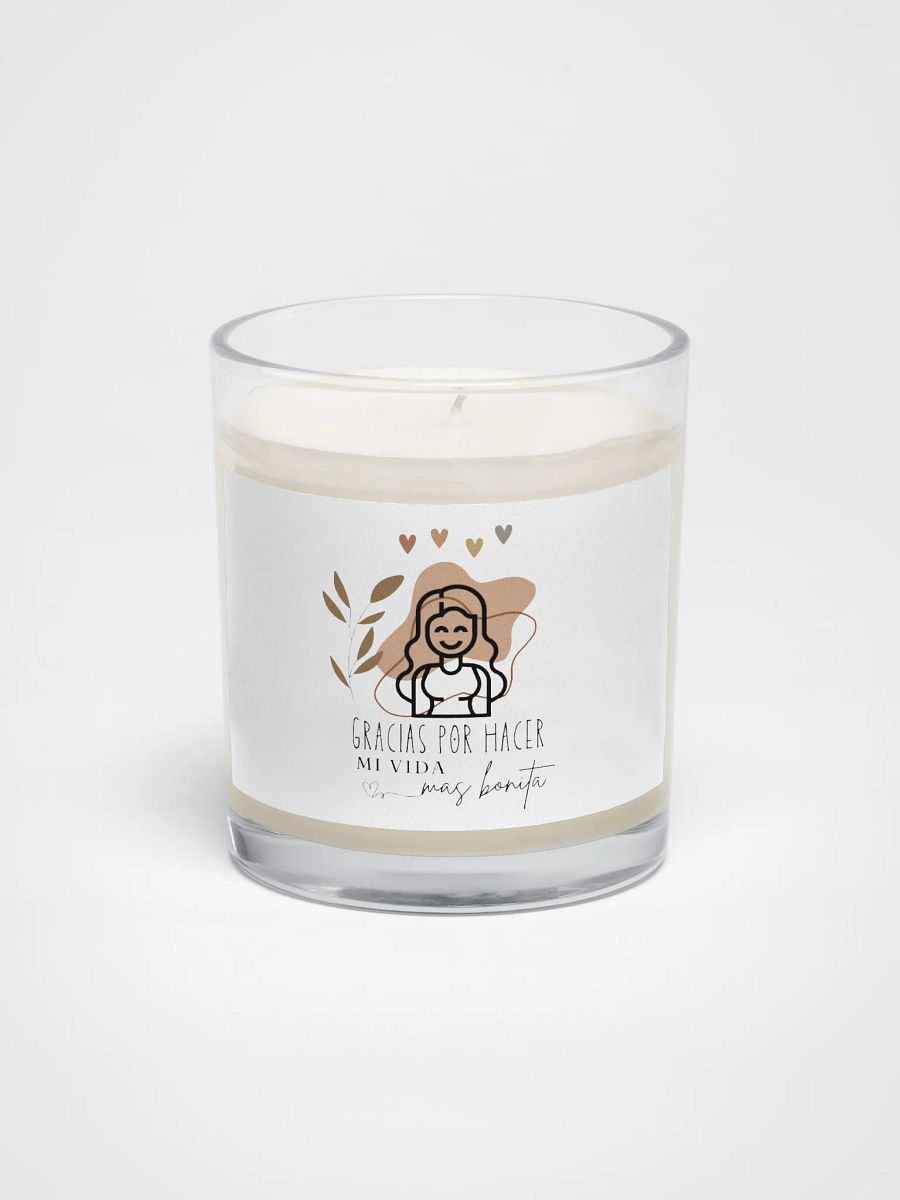 Boho Gracias (Thank you in Spanish) Candle Design product image (1)