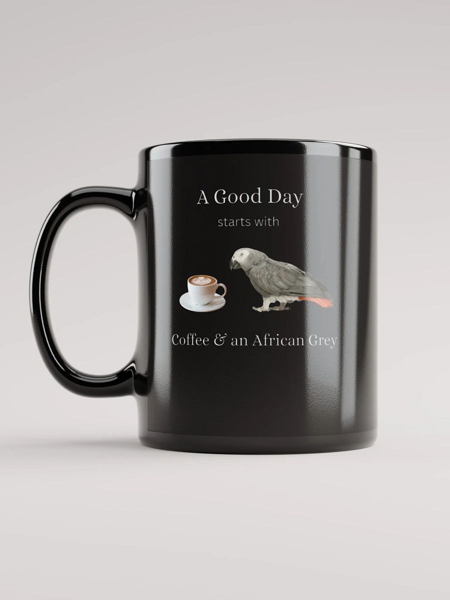African Grey Parrot Cappuccino Mug product image (2)