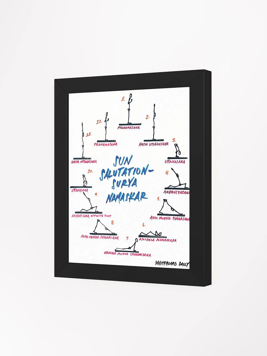 Framed Sun Salutation Poster product image (3)