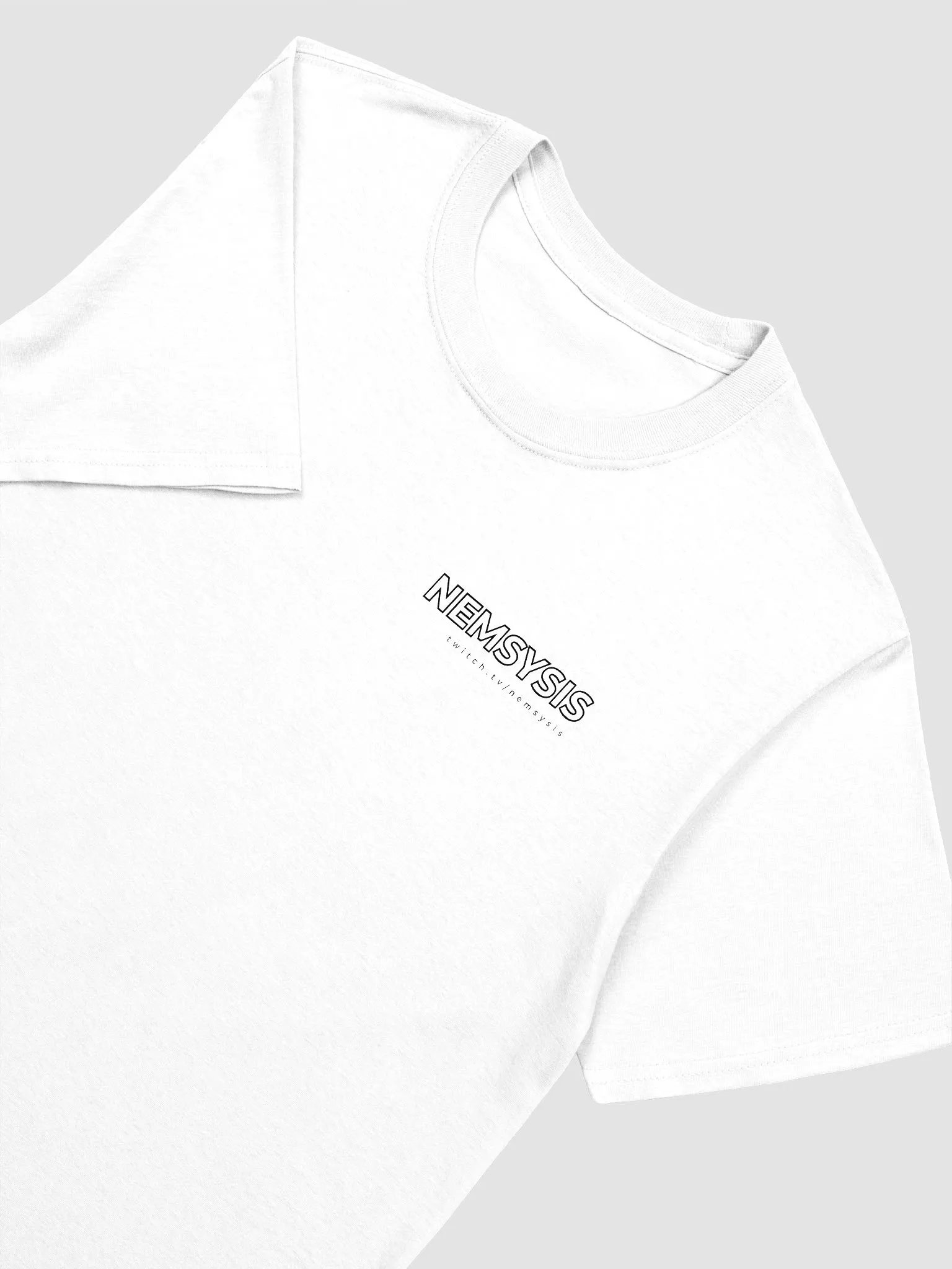 Nemsysis White Neon Skull Tee product image (3)