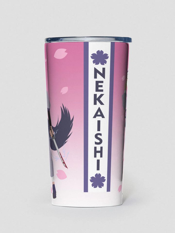 20oz Stainless Steel Tumbler - LowPro | Light Mode | Pink Fade product image (2)