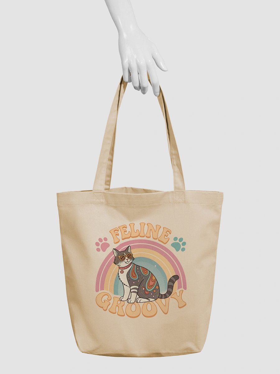 Feline Groovy Eco-Friendly Tote Bag product image (3)