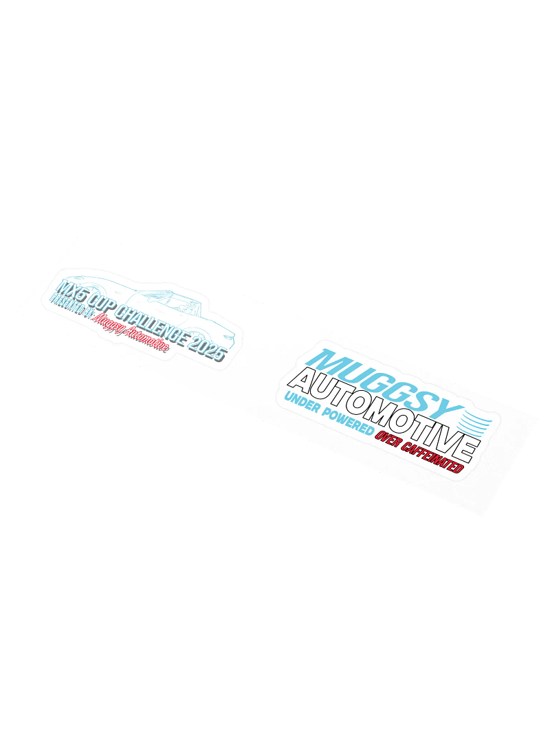 Muggsy Racing Stickers