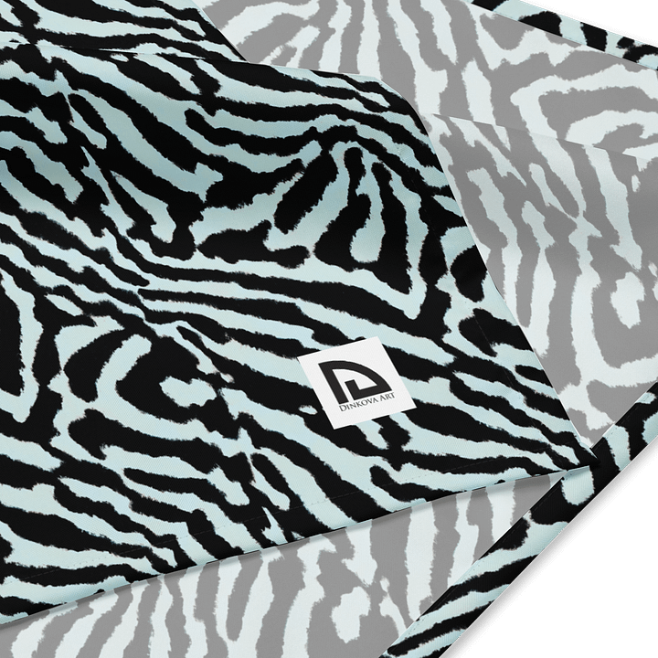Blue Zebra Bandana product image (2)