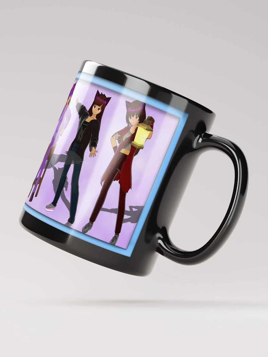 Cat Girls Black Glossy Mug by Mugz product image (5)
