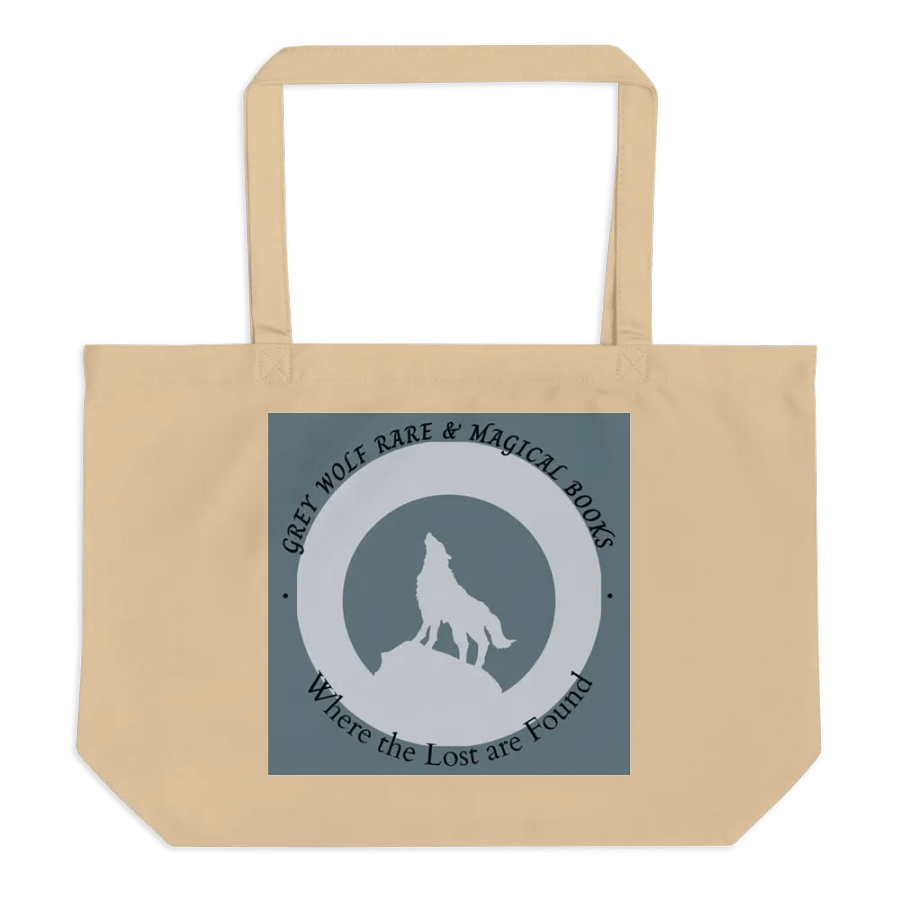 Grey Wolf Rare & Magical Organic Tote Bag product image (1)