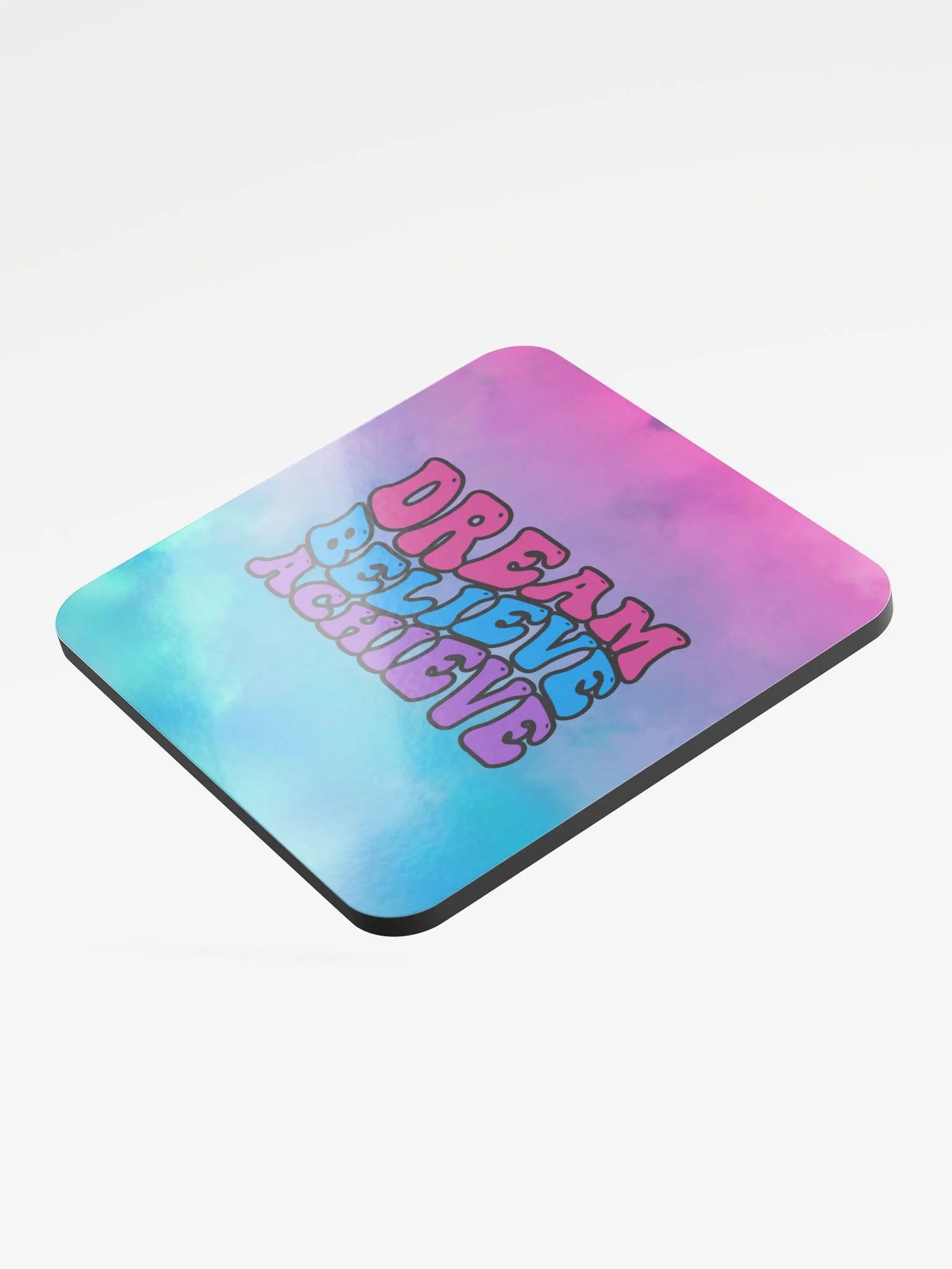 Dream Believe Achieve Inspirational Coaster product image (3)