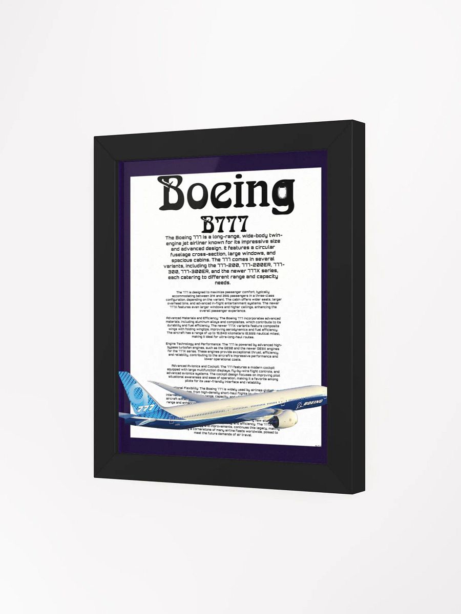 Boeing 777X: Global Wonder Poster product image (8)