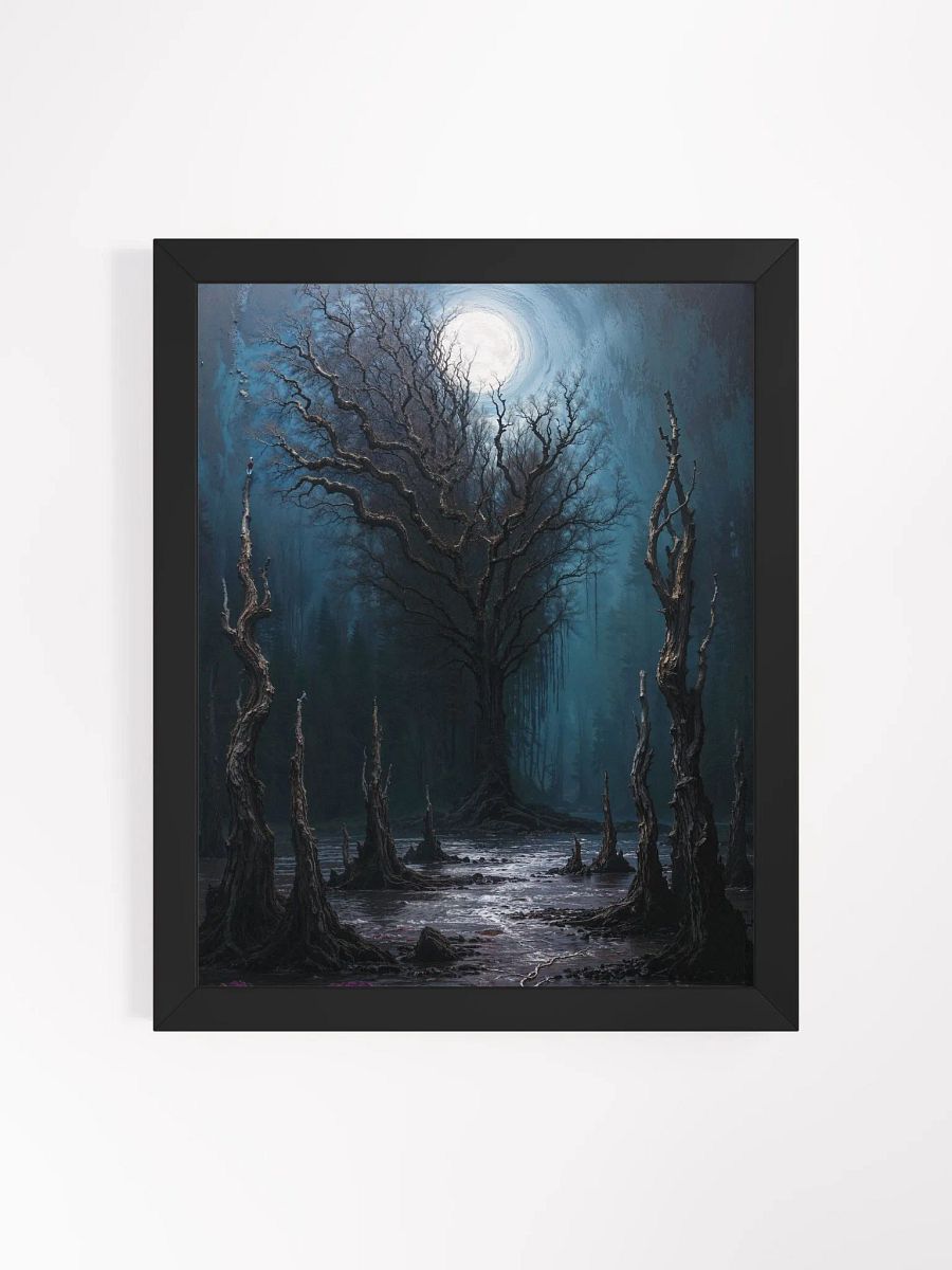Moonlit Forest Framed Print product image (21)