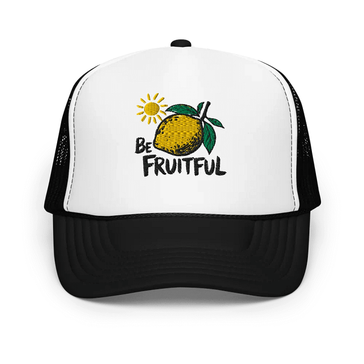 Sun-Kissed Lemon Foam Trucker Hat product image (1)