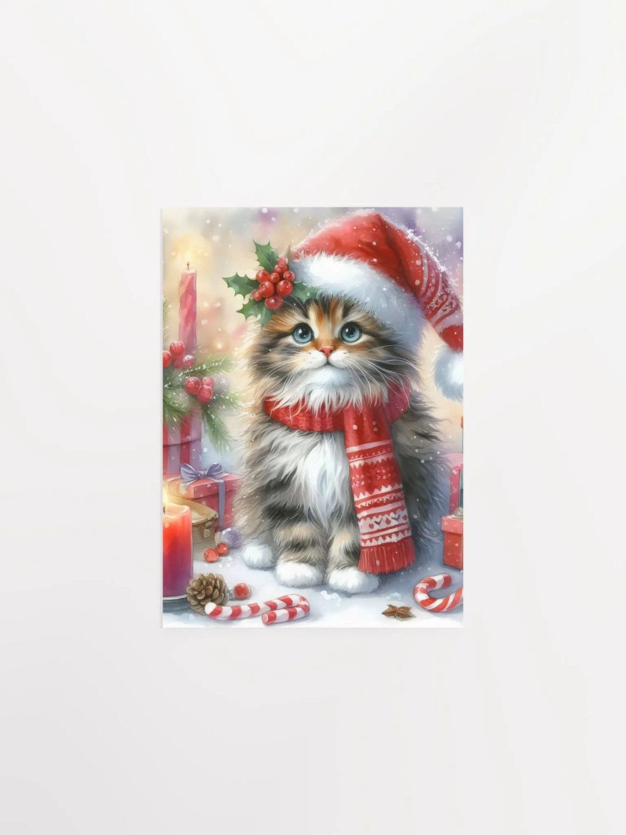 Festive Feline Wonderland Poster product image (2)