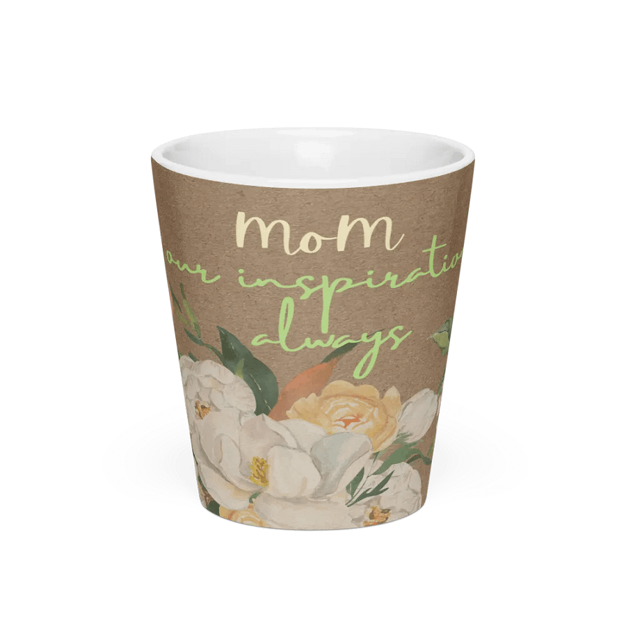 Mom's Floral Inspiration Latte Mug mothersday gift for moms daughter wife friend product image (3)
