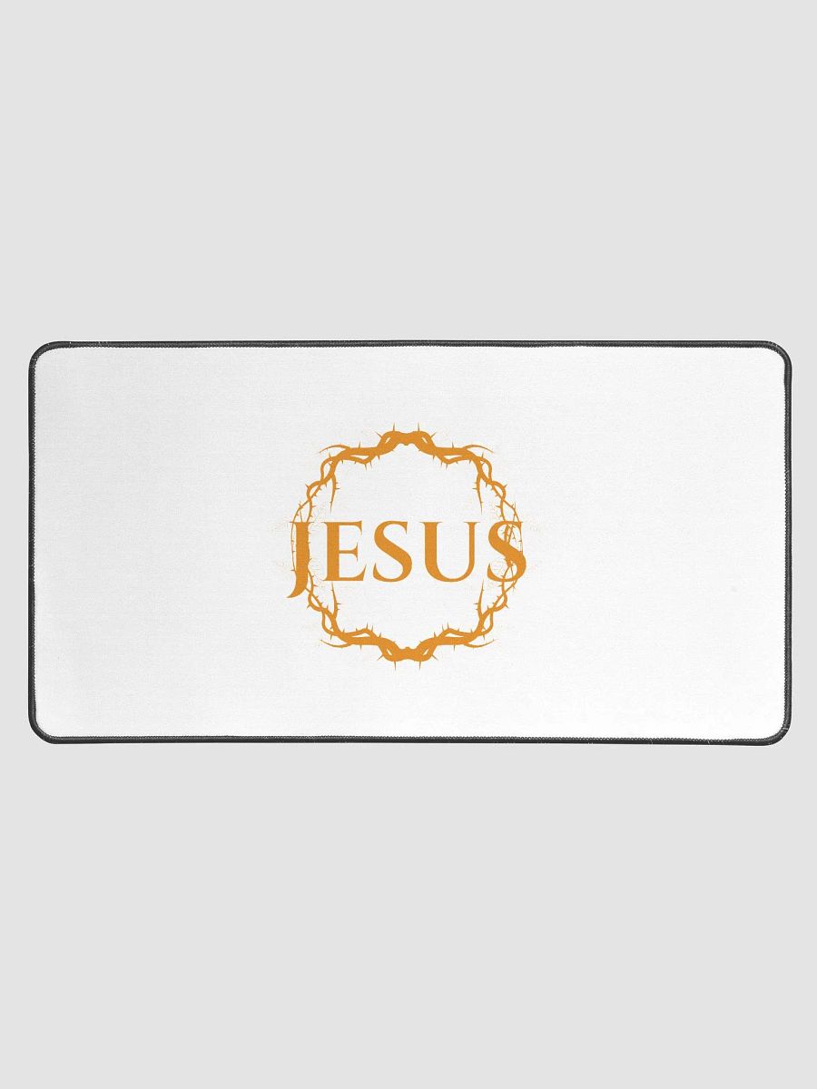 Divine Wreath Jesus Desk Mat product image (1)