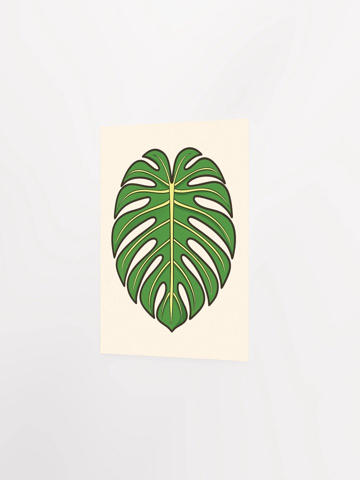 Monstera Leaf Enhanced Matte Poster product image (13)