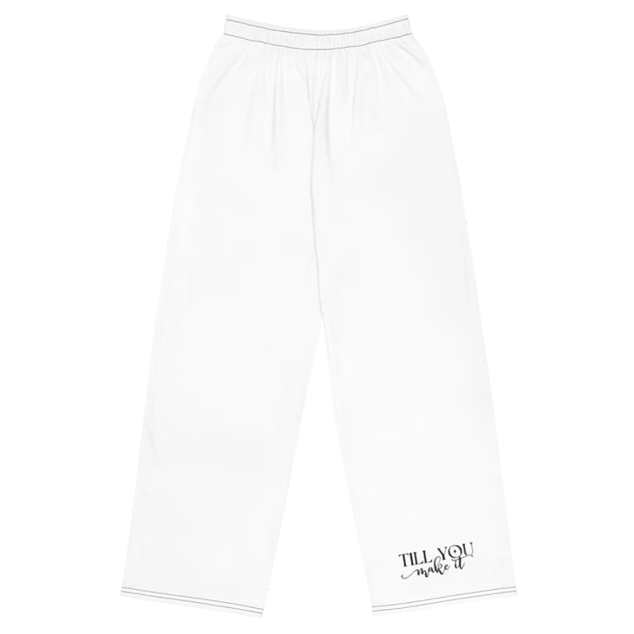 Till You Make It Tattoo Graphic Wide-Leg Pants product image (1)