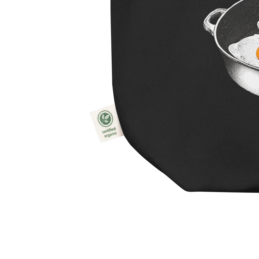 Fried eggs in a pan - illustrated in dotted raster style product image (2)