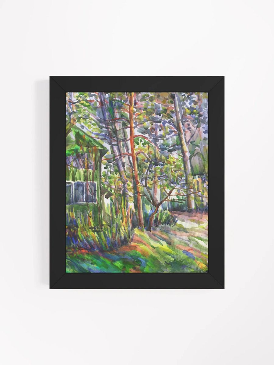 Vibrant Ayous Wood Framed Poster - Summer Hourse product image (35)