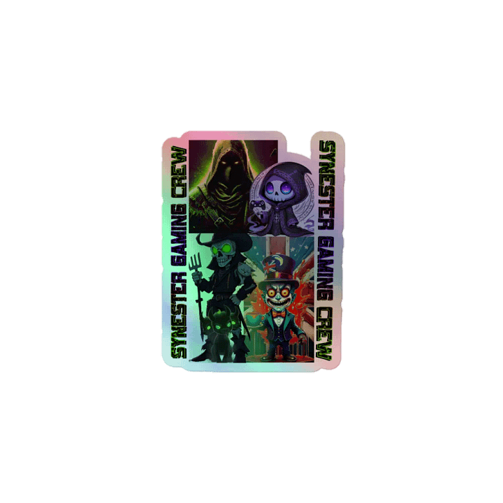 Synester Gaming Crew Holographic Sticker 🌟🎮 product image (1)