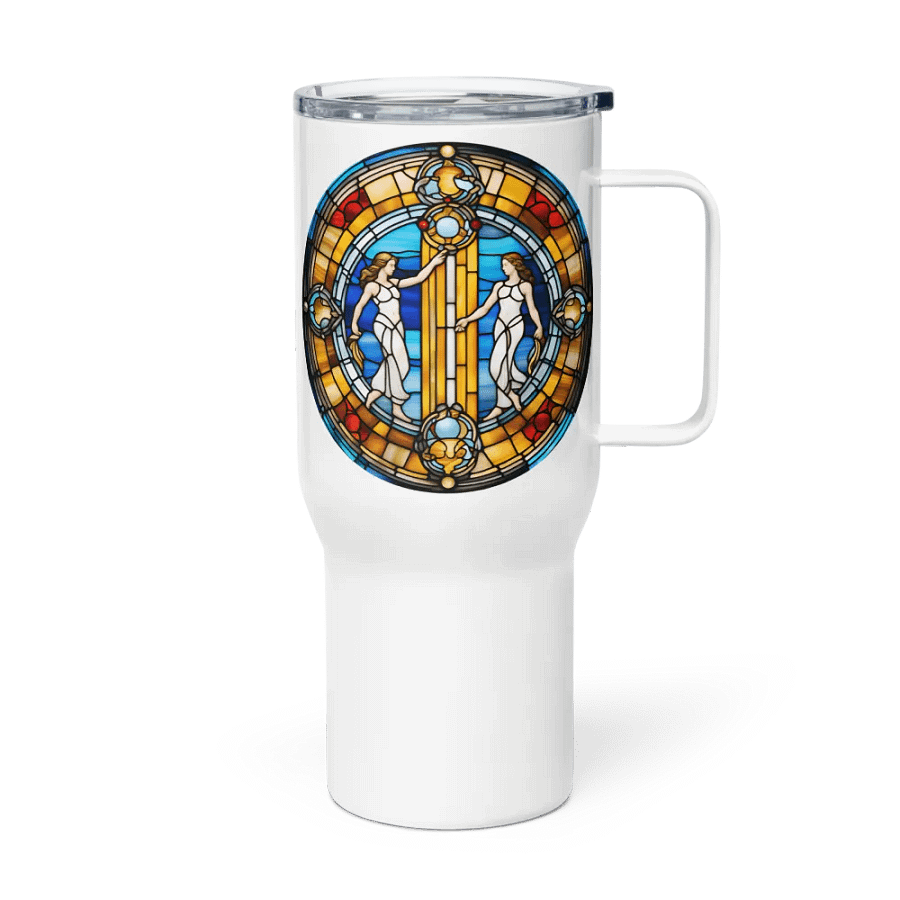 Spiritual Gemini - Unique Travel Mug Design - Circle Energy product image (3)