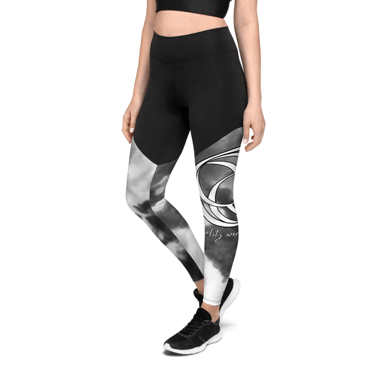 Women's Sport Leggings (Partly Cloudy) product image (1)