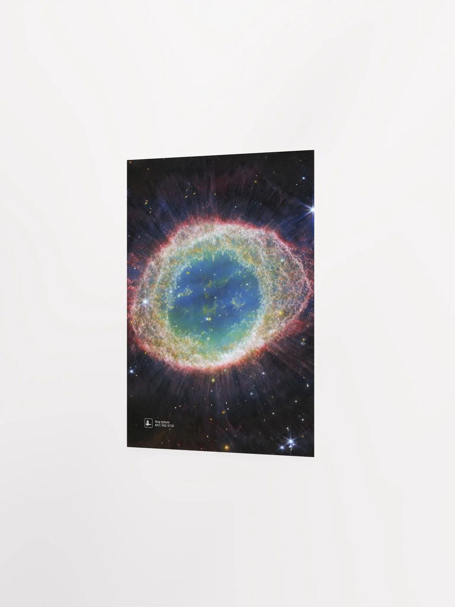 Ring Nebula (NIRCam Image), M57, NGC 6720 (James Webb/JWST) — space poster product image (8)