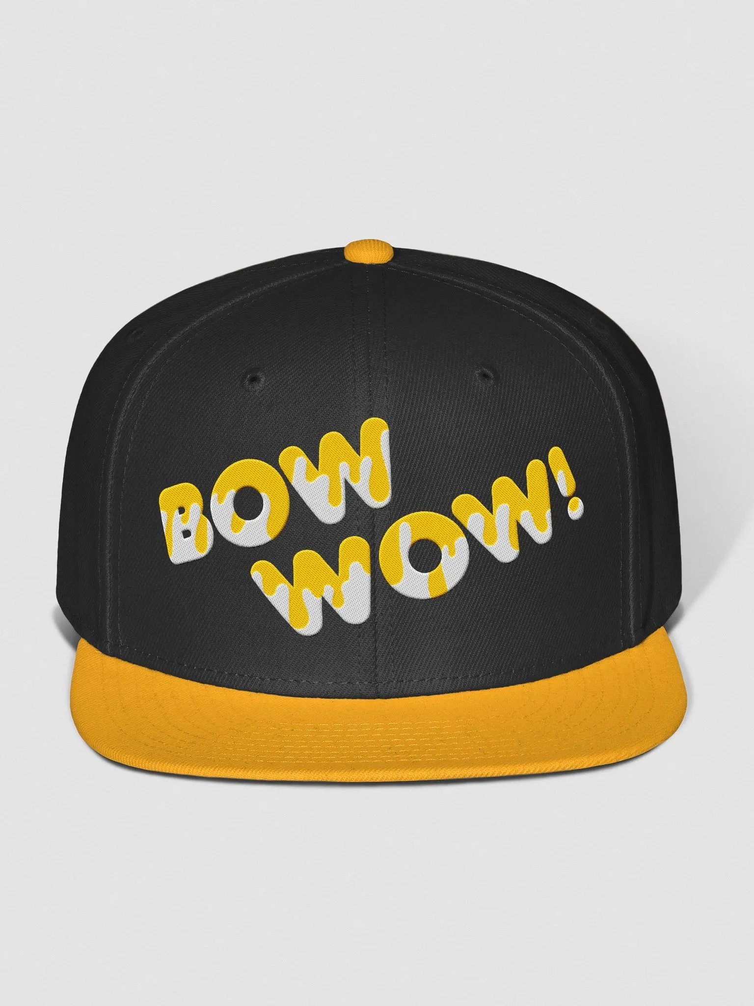 Speak Hat - BOW WOW! - Yellow Drip product image (1)