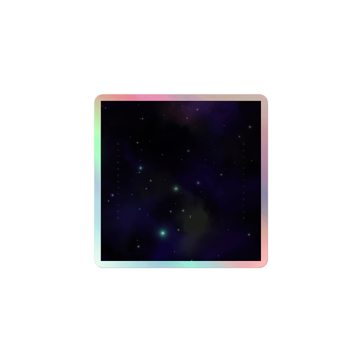 Nebula BIO1 Holographic Sticker Sheet product image (1)