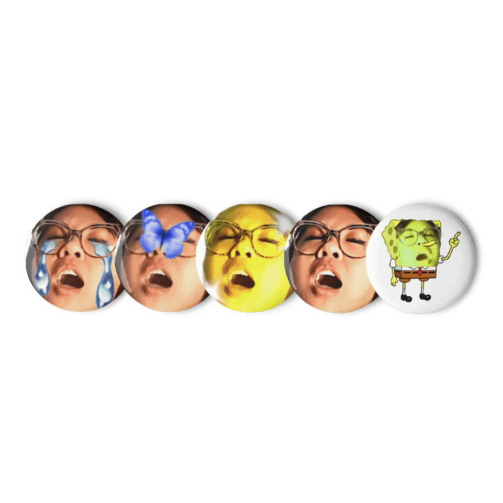 Gasm Club button set product image (2)