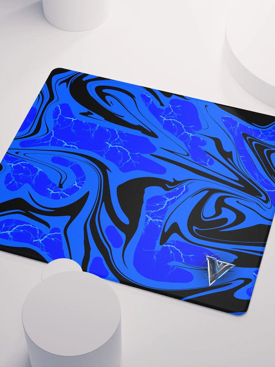Black x Voltage Blue Gaming Mouse Pad product image (3)
