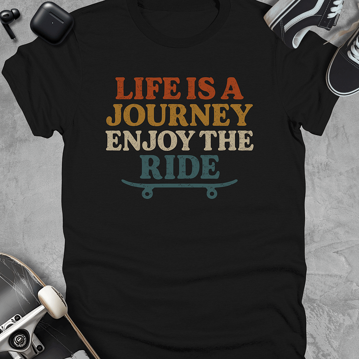 Life is a journey, Skateboarding t-shirt, Unisex product image (1)