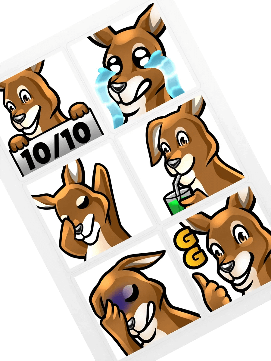 Emote Sticker Pack 1 product image (2)