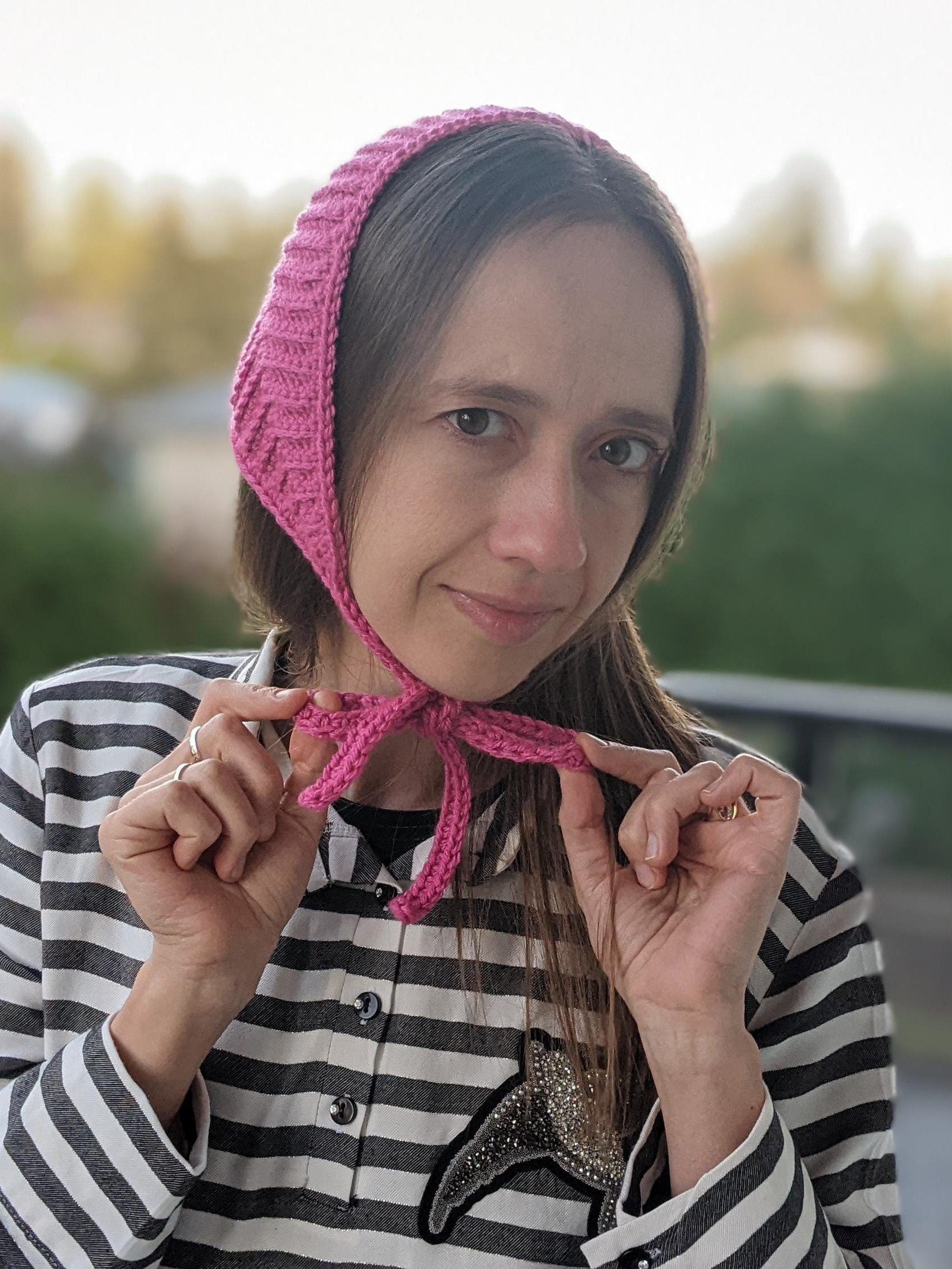 Crochet Bandana with Ties Pattern product image (2)