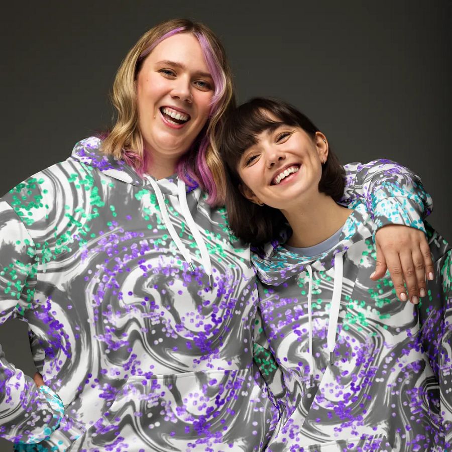 Swirling Spectrum Unisex Hoodie product image (9)