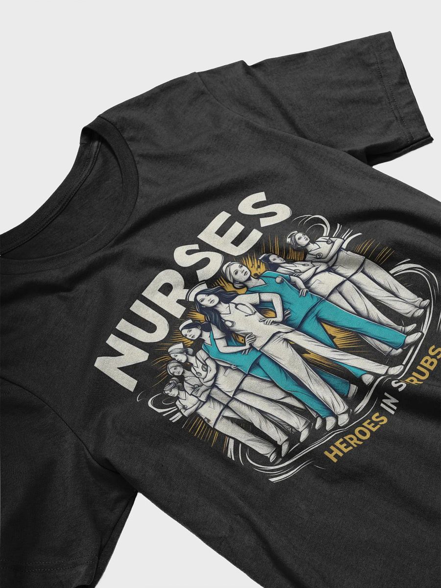 Heroes in Scrubs Nurse Illustration T-Shirt product image (23)