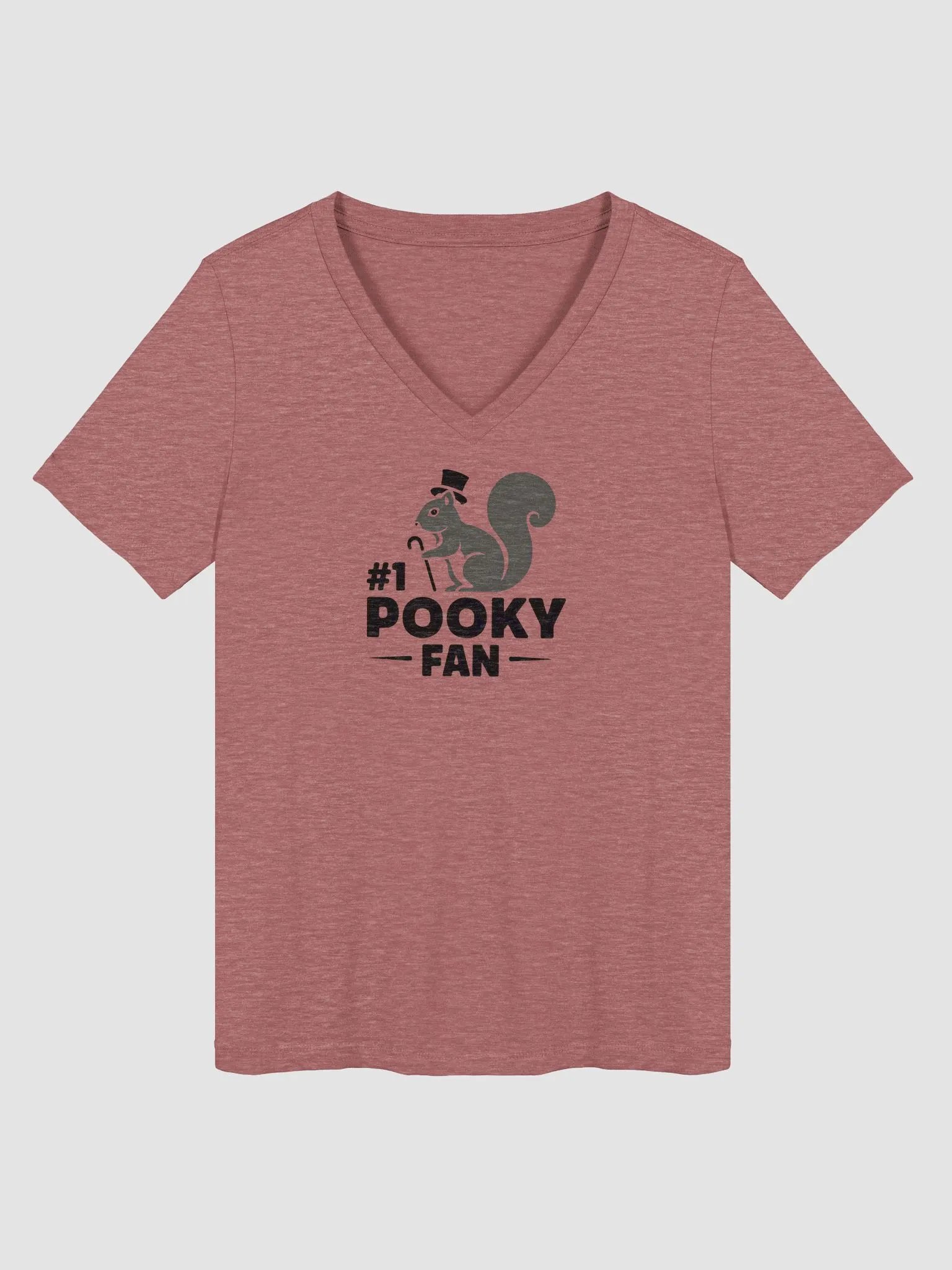 Pooky's Dapper Squirrel V-Neck Tee product image (1)