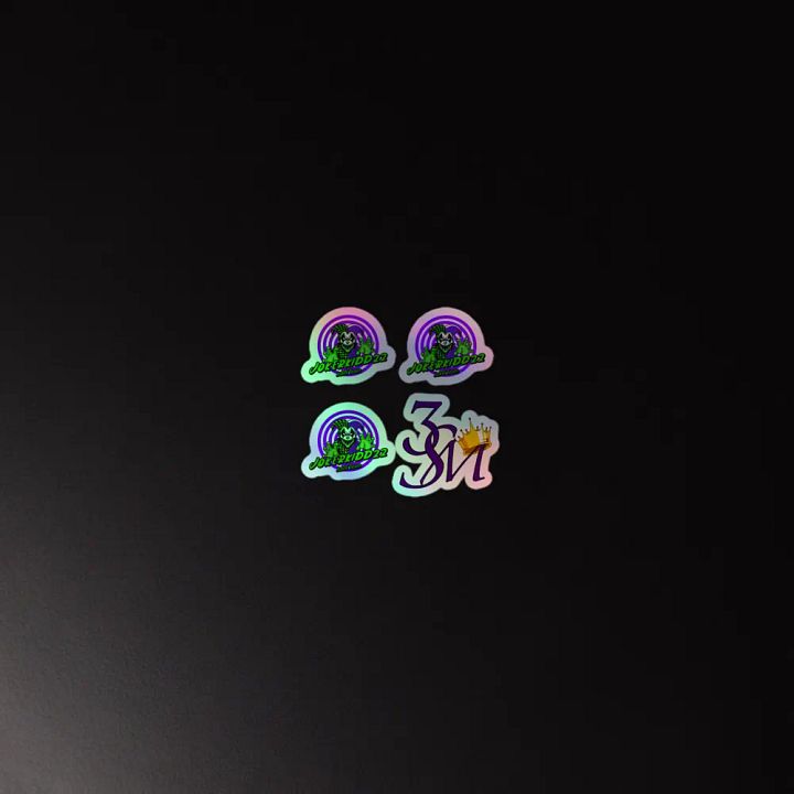 Mischievous Joker Holographic Sticker Sheet product image (4)