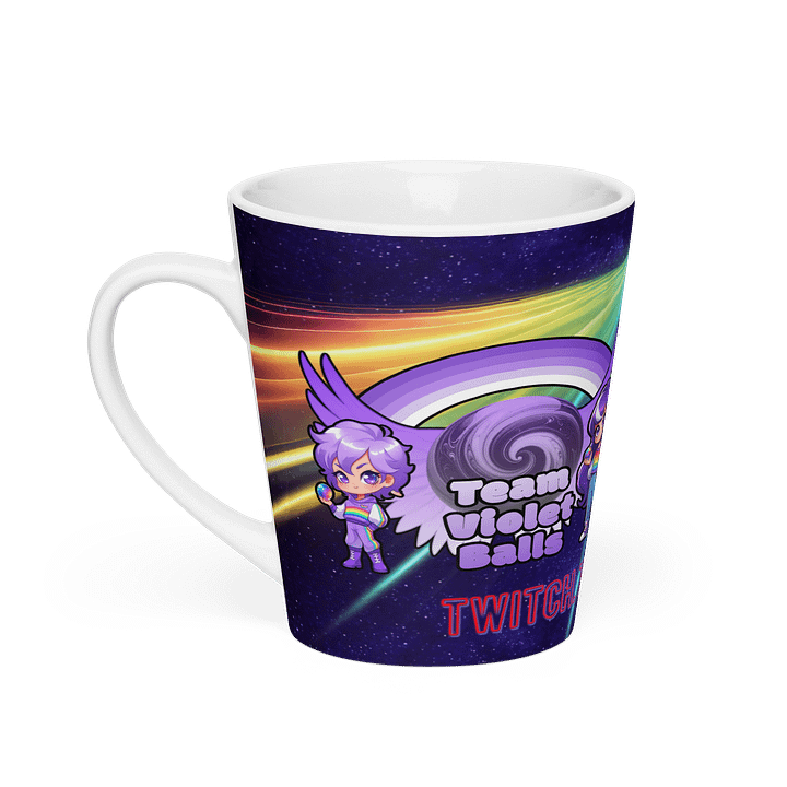 Team Violet Balls Latte Mug product image (1)