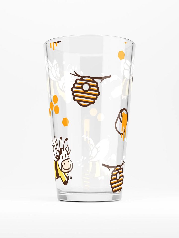 Buzzy Cow Bee Shaker Pint Glass product image (2)