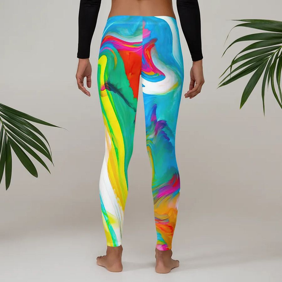 Swirling Spectrum All-Over Leggings product image (4)