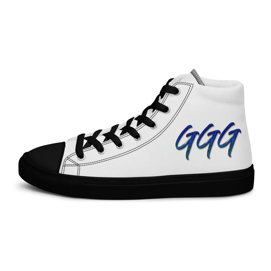 GGG Logo Men's High Top Canvas Shoes product image (6)